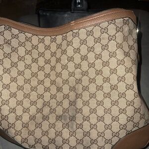 Gucci Monogram shoulder purse